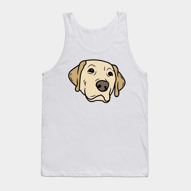 Golden Labrador Tank Top by elhlaouistore